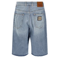Denim bermuda shorts