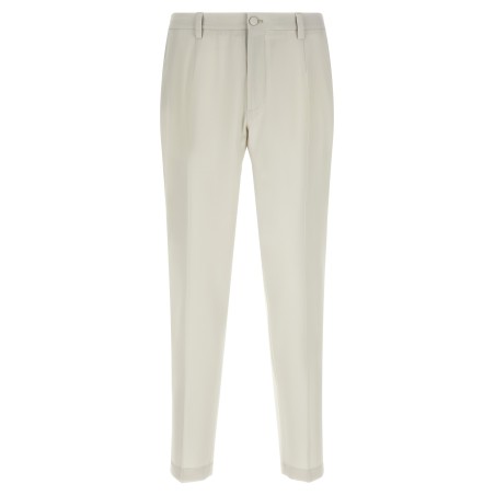 Poplin wool pants