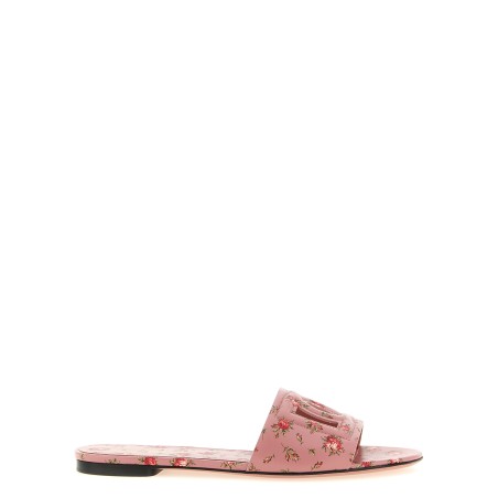 Leather slides