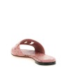 Leather slides