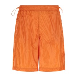 Shiny nylon bermuda shorts