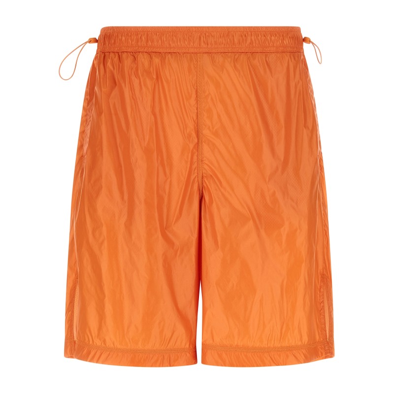Shiny nylon bermuda shorts