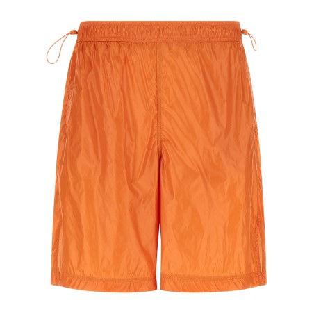 Shiny nylon bermuda shorts