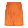 Shiny nylon bermuda shorts
