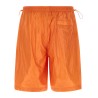Shiny nylon bermuda shorts