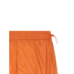 Shiny nylon bermuda shorts