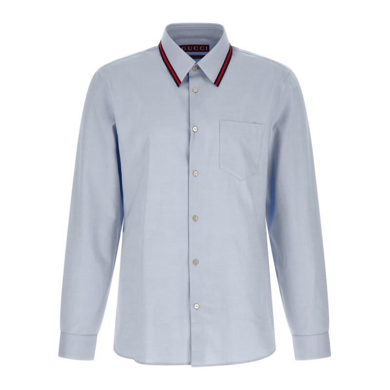 'Web' collar shirt