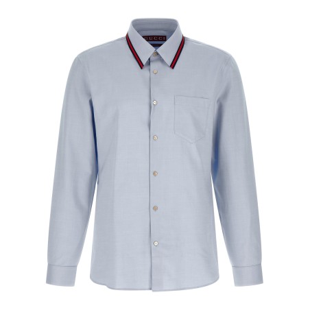 'Web' collar shirt
