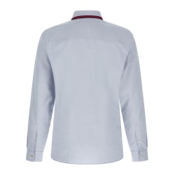 'Web' collar shirt