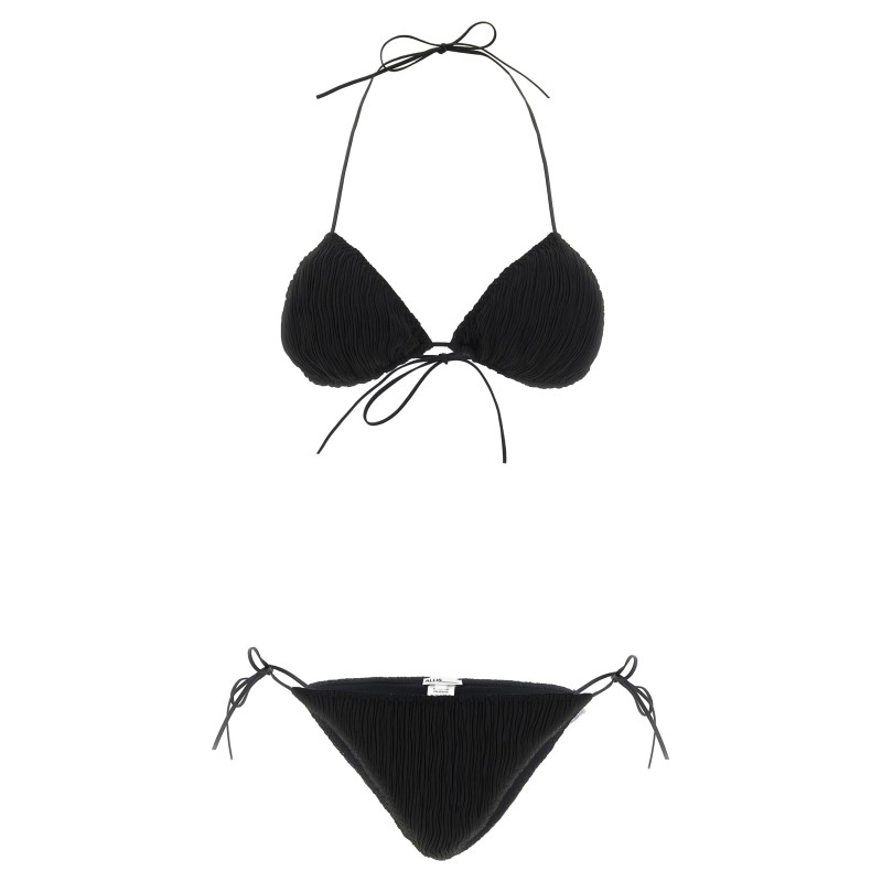 'Triangle Plisse' bikini