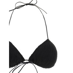 'Triangle Plisse' bikini