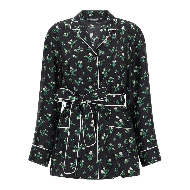Roselline and Lily of the Lilies of the Flowers printed shirt