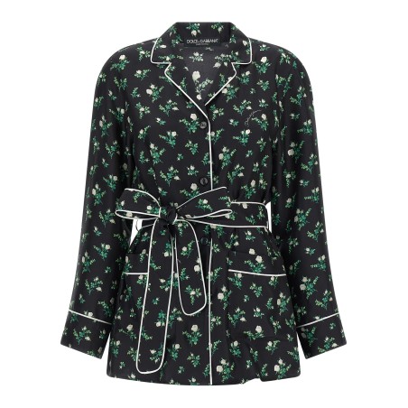 Roselline and Lily of the Lilies of the Flowers printed shirt