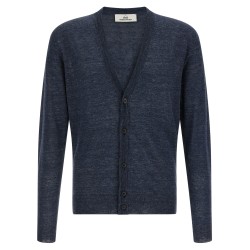 Linen silk cardigan