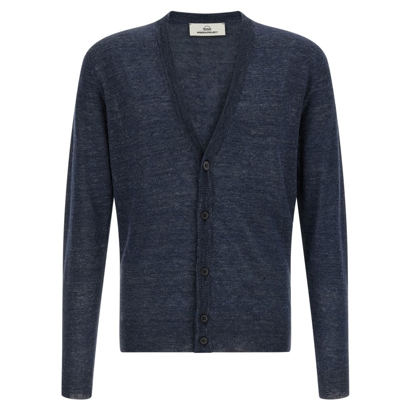 Linen silk cardigan