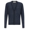 Linen silk cardigan