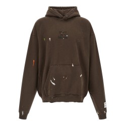 'French Logo Painted' hoodie