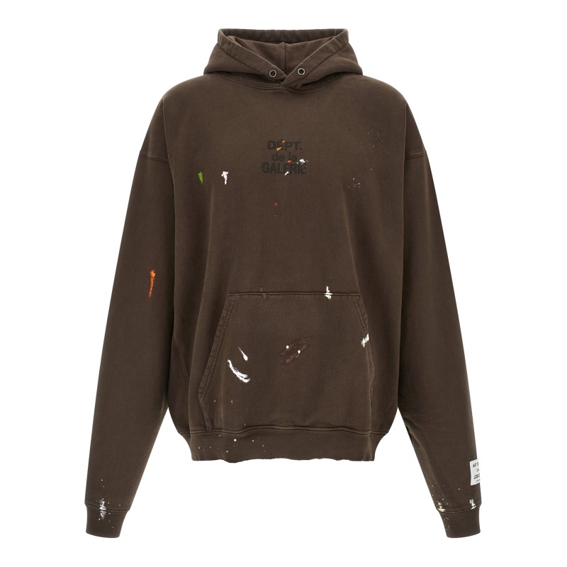 'French Logo Painted' hoodie