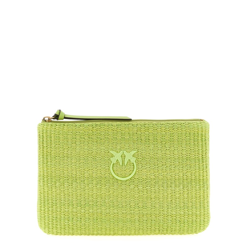 Raffia clutch