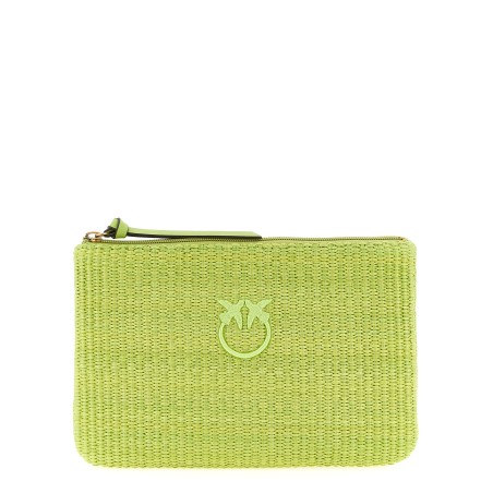 Raffia clutch