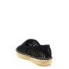 Crochet knitted espadrilles