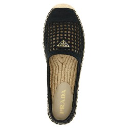Crochet knitted espadrilles