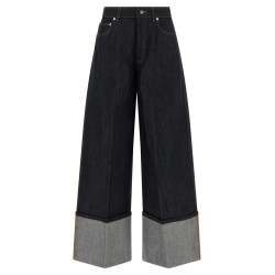 Turn up jeans