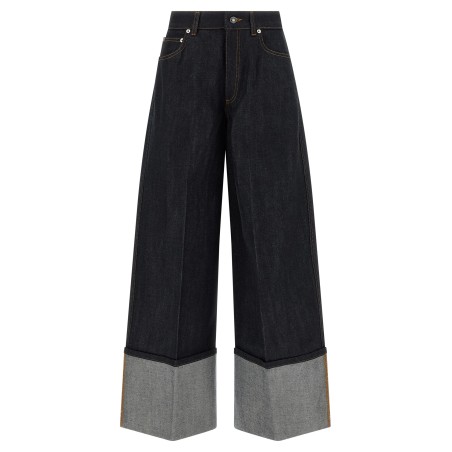 Turn up jeans