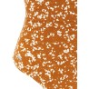 One-piece swimsuit off the shoulder