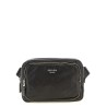 Aged nappa leather crossbody bag