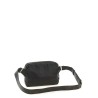 Aged nappa leather crossbody bag