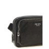 Aged nappa leather crossbody bag