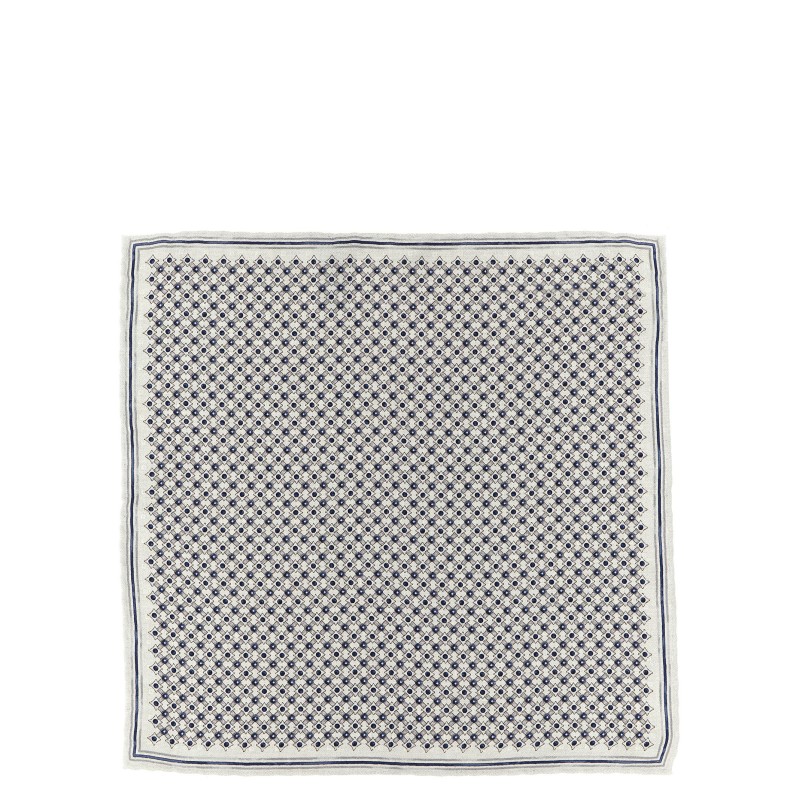 Double face silk pocket clutch bag