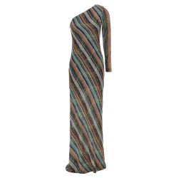 Irregular zig zag dress