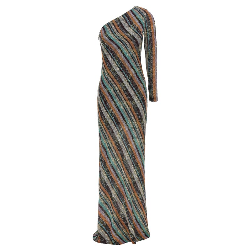 Irregular zig zag dress
