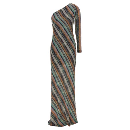 Irregular zig zag dress