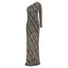 Irregular zig zag dress