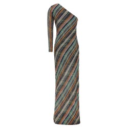Irregular zig zag dress