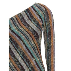 Irregular zig zag dress