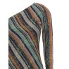 Irregular zig zag dress