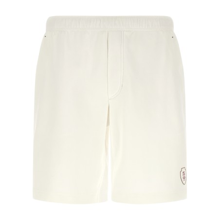 Interlock cotton bermuda shorts