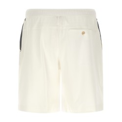 Interlock cotton bermuda shorts
