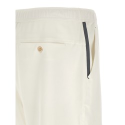 Interlock cotton bermuda shorts