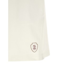 Interlock cotton bermuda shorts