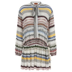 Micro chevron dress