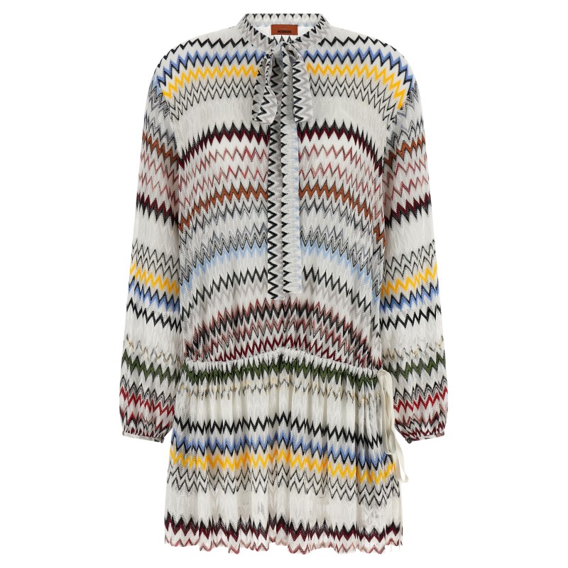 Micro chevron dress