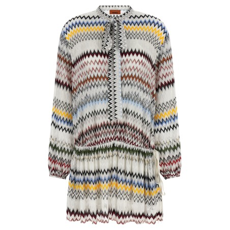 Micro chevron dress