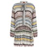 Micro chevron dress