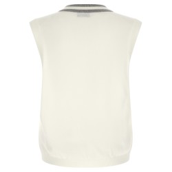 Logo patch vest