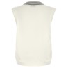 Logo patch vest